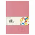 Тетрадь общая 60л, В5 Brauberg Rainbow (линейка, сшивка, обложка кожзам SoftTouch, розовый) 2шт. (403885)