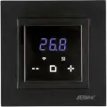 Терморегулятор/термостат ДЕВИ Classy c Wi-Fi, с датчиком пола, черный , 16А