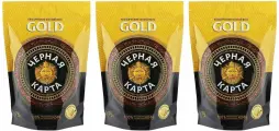 Черная карта Кофе растворимый Gold, 75 г, 3 шт