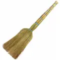 Веник сорго 3-х прошивной, любаша стандарт, 320-340 г, ширина метелки 27-30 см, длина 79 см, 604228
