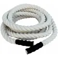 Канат для кроссфита д. 40 мм, хлопок, белый, длина 10 метров