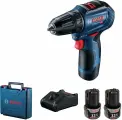 Дрель-шуруповерт Bosch GSR 12V-30 аккум. патрон: быстрозажимной (кейс в комплекте) (06019G9000)