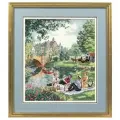 35065 Набор для вышивания крестом Пикник на лужайке30х35см, DIMENSIONS