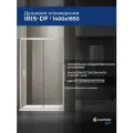 Душевое ограждение дверь в нишу SANTREK Iris- DF-1400-C 140*185 Прямое стекло Прозр 6мм, профиль Хром