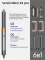 Стайлер для волос HX-HD017Pro (2025)для волос 6 в 1 профессиональный EU