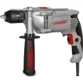 Дрель ударная CROWN CT10130C, 810 Вт, быстрозажимной патрон, дополнительная рукоятка