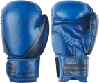 Перчатки боксерские ODIN, ПУ, синий, 14 oz