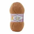 Пряжа ALIZE Cotton gold, верблюжий - 499, 55% хлопок, 45% акрил, 5 мотков, 100 г, 330 м.