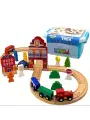 Железная дорога Лесная мастерская Путешествие, дерево/пластик, 36 элементов, от 2 лет