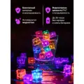 Светящиеся кубики, набор игрушек для ванной 12 шт