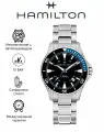 Наручные часы Hamilton, синий, серебряный, черный