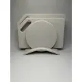 Набор разделочных досок Искусственный камень смузи, фигурный 24x35 см, 3шт