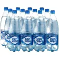Вода питьевая Bon Aqua газированная, ПЭТ, 12 шт. по 1 л