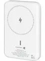 Внешний аккумулятор moonfish MagSafe, 10000 мАч, soft-touch, белый