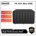 TERRAMASTER F6-424 Max. 8 ГБ Max. накопитель NAS - 6 отсеков Core i5 1235U, 10 ядер, 12 потоков, оперативная память DDR5, сетевое хранилище (без дисплея)