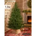Елка искусственная новогодняя литая высокая 190 см, ель для помещений, Поезд Ёлок