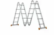 Лестница Алюминиевая Трансформер Sarayli 4X5, Длина 5.62 М, Нагрузка 150 Кг.