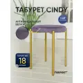 Табурет для кухни Cindy, 2 штуки сиреневый, золотой каркас