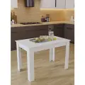 Обеденный стол FRENT Вегас тип 2 , ЛДСП, 110 см x 67см x 73см, белый