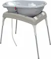 Комплект ванночка Ok Baby Onda Evolution с складным пеленальным столиком Grigio