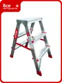 Профессиональная стремянка Новая Высота двухсторонняя с Max нагр. 225 кг, NV300 3 ст, 2К башмаки, 3120203