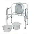 Кресло туалет широкий 10589 (нескладной), стул санитарный для взрослых, больных, пожилых людей и инвалидов