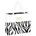 Пакет подарочный MESHU Animal print, 12 шт. белый/черный 12 шт. 0.5 см 26 см