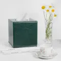 Салфетница интерьерная Бокс Органайзер Диспенсер для салфеток зеленый