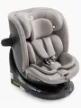 Автокресло детское поворотное на 360, Kidster Happy Baby 0-12 лет, группа 0+/1/2/3, крепление isofix, бежево-серый
