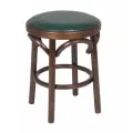 Табурет Венский мягкий (темный тон, экокожа Зеленая)