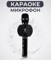 Беспроводной караоке - микрофон с колонкой/ Black