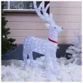 Светодиодная фигура «Олень» 70 × 115 × 25 см, акрил, 180 LED, 8 режимов, 24 В, свечение белое, 2310847