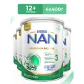 Смесь NAN 3 детская на козьем молоке с 12 мес 4 шт по 400 г