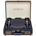 Караоке система Ретро Чемодан SORDA SD-2109 с двумя микрофонами