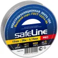 Изолента SAFELINE PRO 15/20, 10 шт., серо-стальной