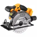 Циркулярная пила аккумуляторная DEKO DKCS20 Laser 20В 165мм 1*2.0Ач