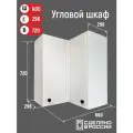 Кухонный гарнитур VITAMIN шкаф настенный угловой с полками, МДФ. Цвет Белая эмаль Ширина 60 см