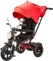 Велосипед трехколесный Chopper CH1-2 с ручкой управления, надувные колеса 12 и 10, красный, CH1R-2