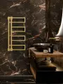 Полотенцесушитель электрический золотой дизайнерский Tilos 80 х 40