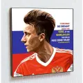Картина постер Александр Головин в стиле ПОП-АРТ в рамке с креплением / Футбол / Спорт / ЦСКА / Монако / Top Poster