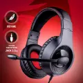 Наушники Redragon Pelias, проводные, игровые, с микрофоном, черные