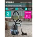 Пылесос Gorenje VC2302G6AHBL синий/черный, мощность 2300Вт, мощность всасывания 350Вт
