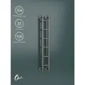 Полотенцесушитель Водяной Onix, модель Classic Grafit 100x800 Лесенка с нижним подключением, Графит, полный комплект