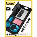Коврик для мышки большой BOOZO Desk mate s, кожаный коврик для мыши, коврик для мышки компьютерный, черный