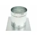 Плоское основание для т/д D200 основание 295x295, оцинкованная сталь