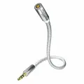 Inakustik Premium Extension Audio Cable 5m 3.5mm jack3.5mm jack(F)+6,3 jack adapter кабель межблочный