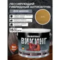 Антисептик для дерева викинг Акватекс биоцидная пропитка гибридная лессирующая 9 л дуб