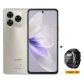 Смартфон Cubot Note 60, Android 15, 7,2-дюймовый дисплей с частотой обновления 120 Гц, восьмиядерный процессор, 16 ГБ (6 + 10 ГБ) ОЗУ, 128 ГБ ПЗУ, 48-мегапиксельная камера, аккумулятор емкостью 7000 мАч Серый, Grey Add Watch C28