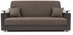 Диван-кровать книжка Мелодия ДП №2 120 Корфу коричневый и экокожа шоколад