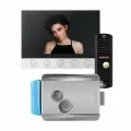 Комплект видеодомофона Novihome SIMPLE 7 KIT PLUS: монитор, вызывная панель со встроенным БУЗ, электромеханический замок